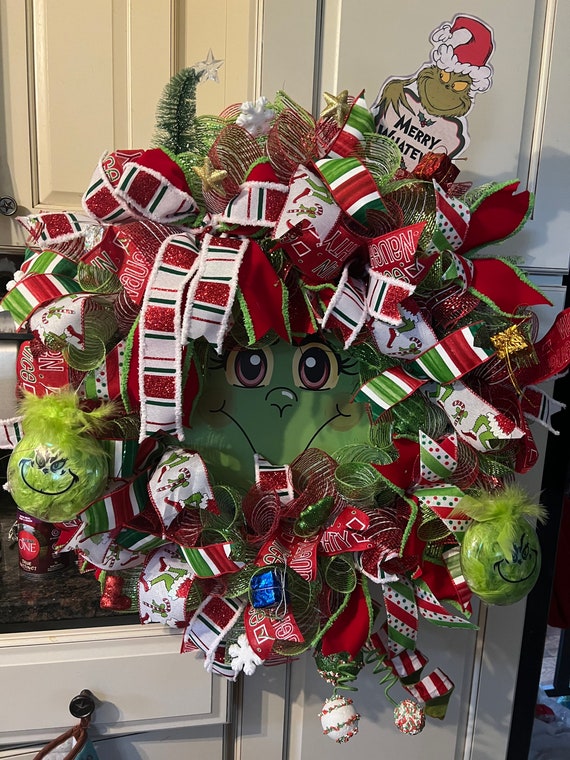 Grüner Monster Adventskranz! Grinch