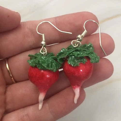 Luna Lovegood Radish Earrings Etsy