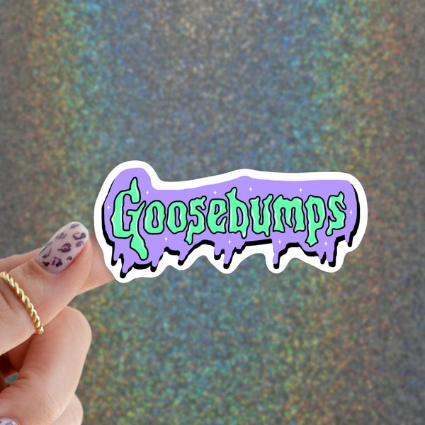 goosebumps sticker / spooky sticker / nostalgia sticker / pastel horror sticker / cute creepy sticker