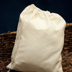 200 100 Global Listing Muslin Bags- 12x16 Inches Organic Cotton Double Drawstring Muslin Bags Free WorldWide Delivery. Pack of 50