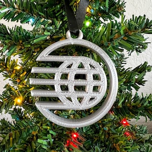 Spaceship Earth Ornament - Epcot Pavilion Logo