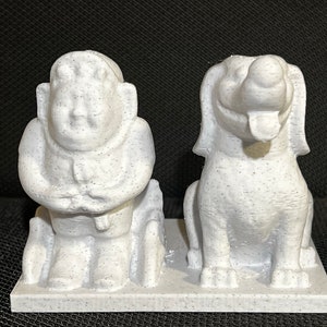Miniature Animal Kingdom Statue - Dug & Rus Replica Figurine