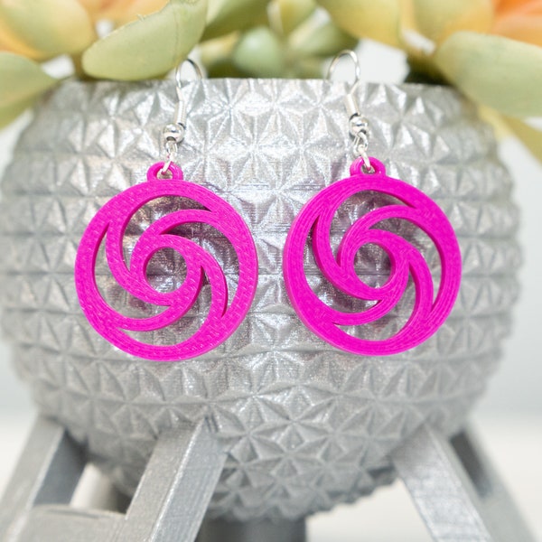 Imagination Pavilon Earrings - Epcot Pavilion Logo