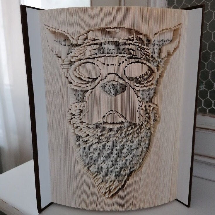 Chien Aviateur Livre Plié et Découpé