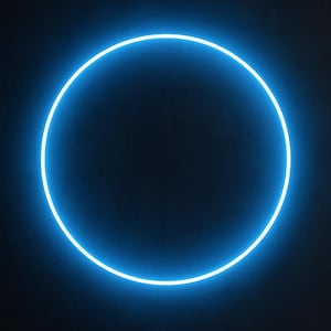 Circle Neon Sign - Round Neon Sign - LED Light Up Sign - Sun Neon Sign - Neon Sign Bedroom