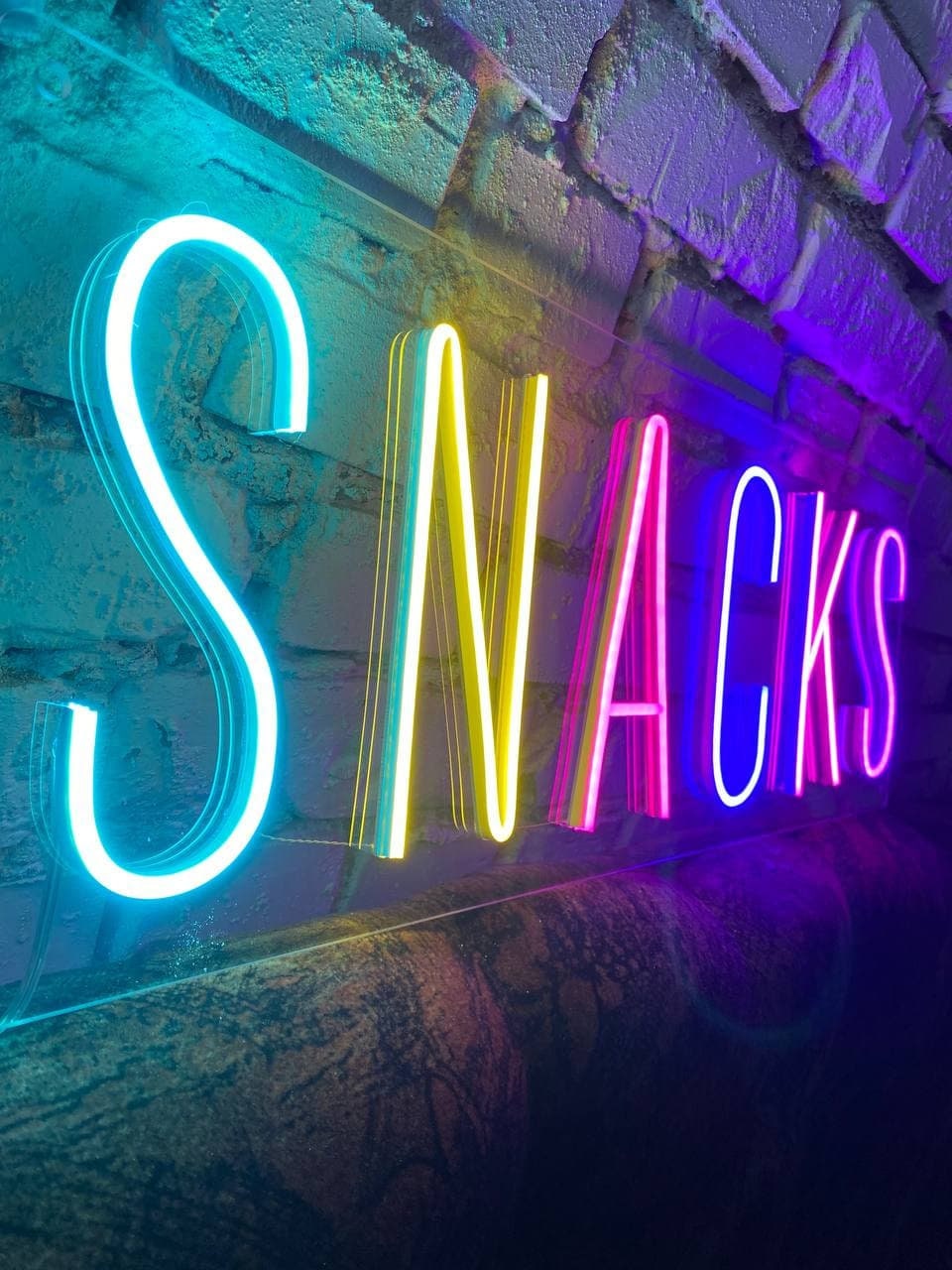 " Fresh Popcorn"Neon Light Sign Bar Wall Popular Light snacks Artwork 24" 