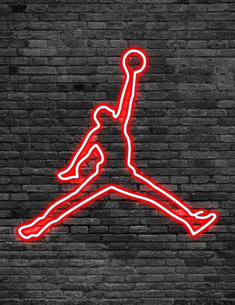 Luft Jordan Neon Zeichen personalisierte Geschenke / custom | Etsy