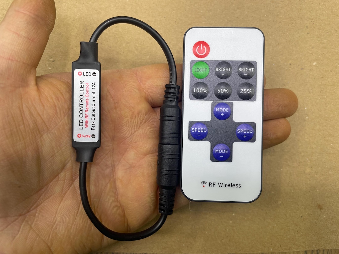 Led Light Sign Remote Dimmer & Remote for LED Neon Signs - Etsy