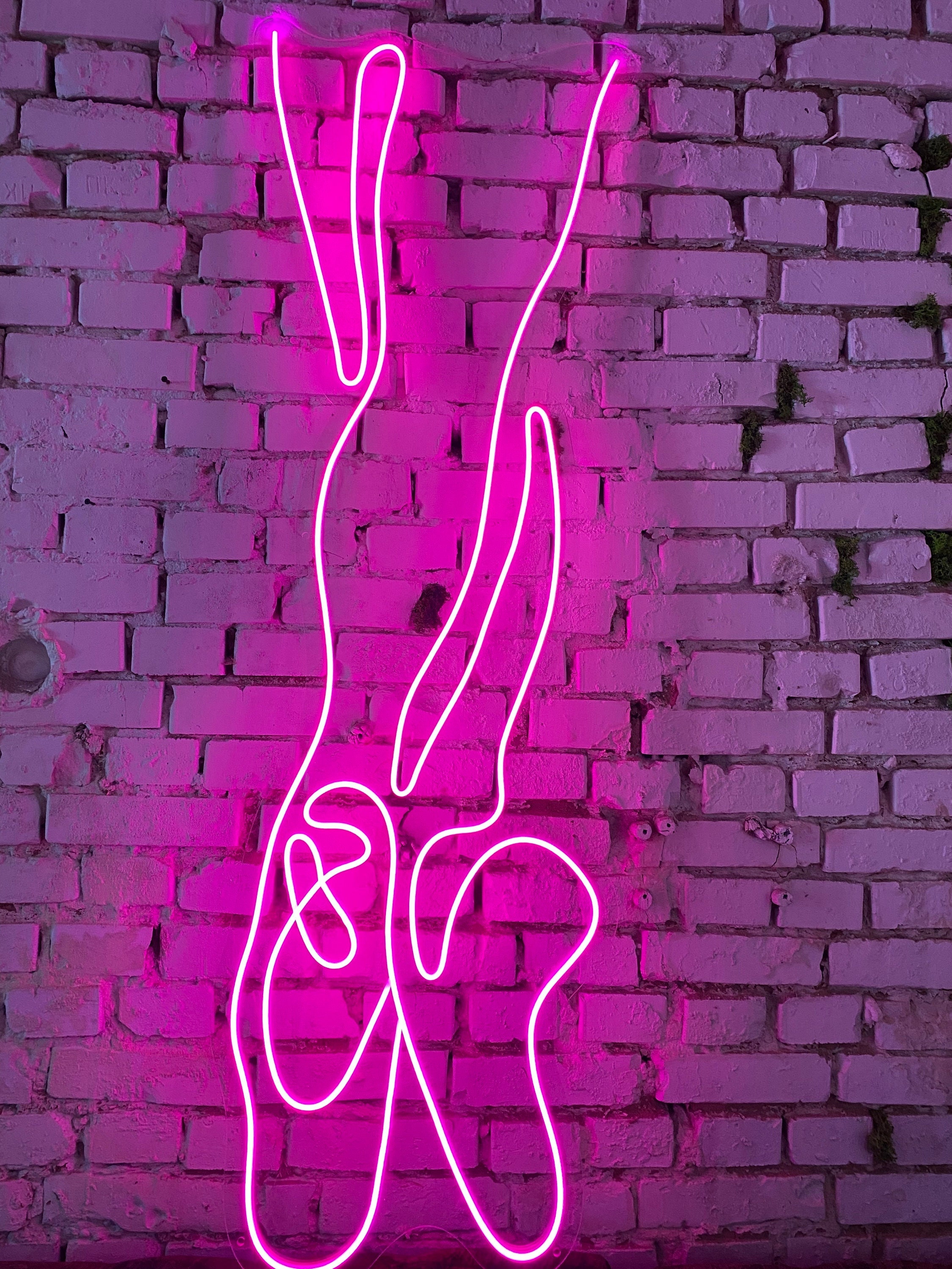 Ballet Neon Sign, Dance Neon Sign, Pointe Shoes, Dance Studio LED Light, Neon Ballerina