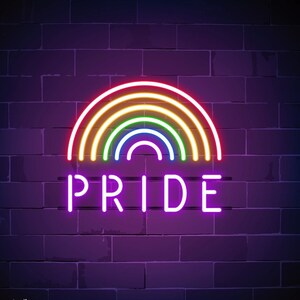 LGBTQ Pride Leuchtreklame, Benutzerdefinierte Leuchtreklame, Leuchtreklame Schlafzimmer, LED-Neonlicht