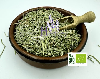 100% Organic Greek Rosemary Loose Dried Leaves- Rosmarinus Officinalis -Superior Quality Herbs&Spices | Strong Aroma