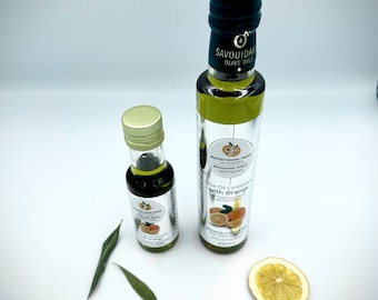 Condiment grec à l'huile d'olive et à l'orange - Condiment à l'huile d'olive de qualité supérieure