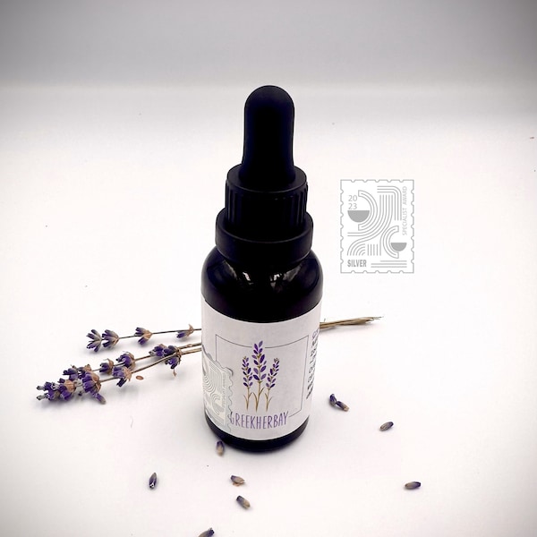 Ätherisches griechisches Lavendelöl – hochwertiges ätherisches Öl – ätherisches authentisches Lavendelöl – Lavendula Angustifolia
