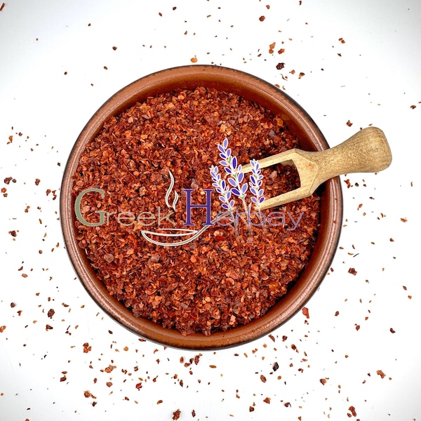 Aleppo Chilli Flakes - Capsicum annuum - Chilli Chrushed Pepper flakes Pul Biber Halep biberi -Superior Quality Herbs&Spice