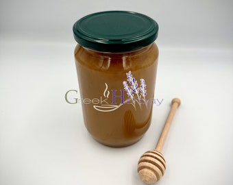 100% Absolutely Authentic Greek Honey Fir & Vanilla 1kg (35.27oz) Pure Exclusive Raw Fir Honey Harvest [2023] Superior Quality {Certified}