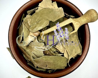 Ginkgo Biloba Dried Leaves - Loose Herbal Tea -  Superior Quality Herbs