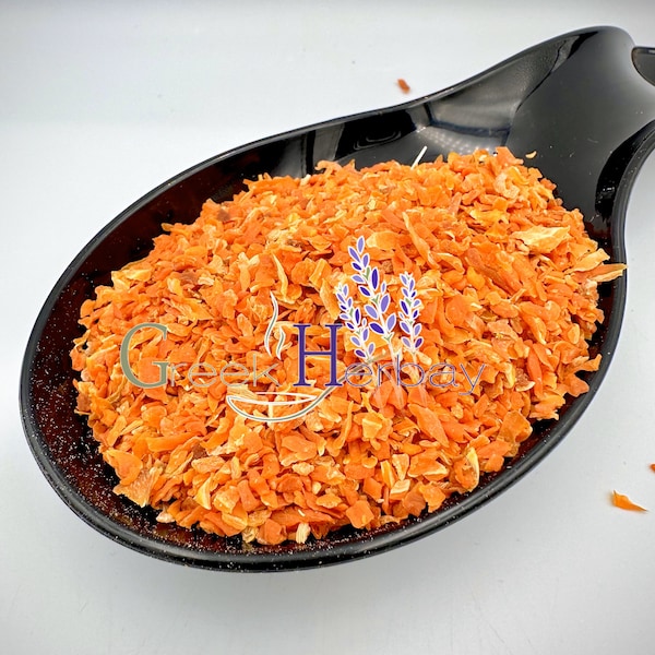 Fiocchi di carote essiccate - Verdure essiccate di carote disidratate - Spezie / Daucus carota di qualità superiore
