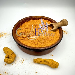 Dried Turmeric Ground Powder - Curcuma Longa - Superior Quality Herbs&Spice