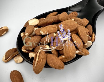 Amandes grecques Noix (rôties non salées) Noix et graines de qualité supérieure