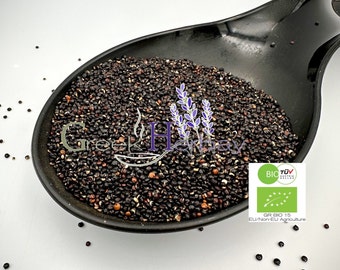 100% Organic Black Quinoa Seeds - Chenopodium Quinoa - Superior Quality Superfood&Seeds {Certified Bio Product}