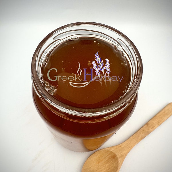 Miel grec 100 % absolument authentique (250 g - 5 kg) Miel brut pur exclusif de classe AAA, récolte [2023] Qualité supérieure {Certifié}