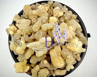 Pure Ethiopian Frankinsence - Loose Incense Resin Tears Coarse Grade (2-3cm) - Boswellia papyrifera - Superior Quality