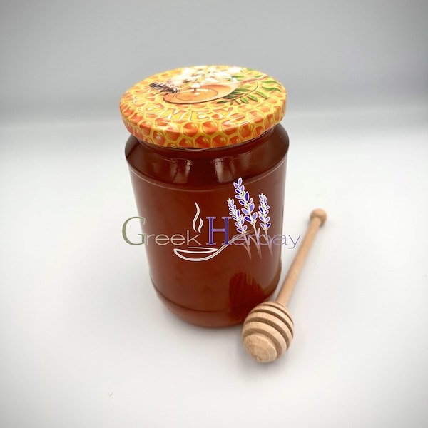 Miel de pino griega 100 % absolutamente auténtica, 1 kg (35,27 oz) Miel de pino cruda pura de calidad superior