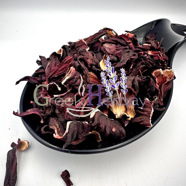 Hibiscus Dried Flowers Loose Herbal Tea - Hibiscus Sabdariffa - Superior Quality Herbs&Flowers Tea
