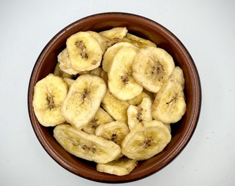 100% Dried Banana Chips - Superior Quality Naturally Delicious Crispy Snack ( Roasted with Butter )