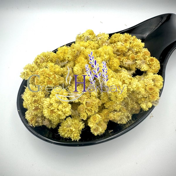 Helichrysum Immortelle Everlasting Flower Loose Herbal Tea - Helichrysum Italicum | Superior Quality Herbs & Spices