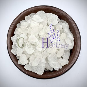 Greek Chios Mastic Gum Pistacia Lentiscus Medium & Large Tears Chewing Gum Superior Quality Herbs PDO image 1