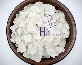 Greek Chios Mastic Gum - Pistacia Lentiscus - Medium & Large Tears - Chewing Gum - Superior Quality Herbs PDO