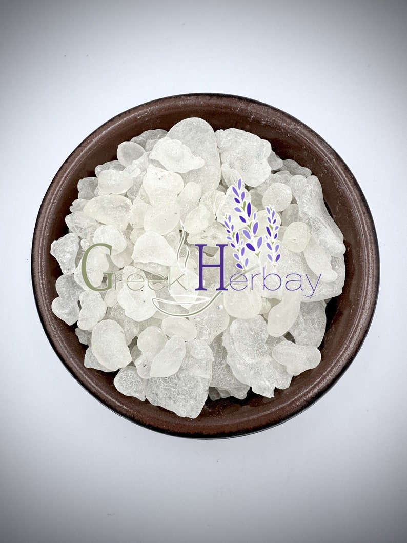 Greek Chios Mastic Gum Pistacia Lentiscus Medium & Large Tears Chewing Gum Superior Quality Herbs PDO image 1