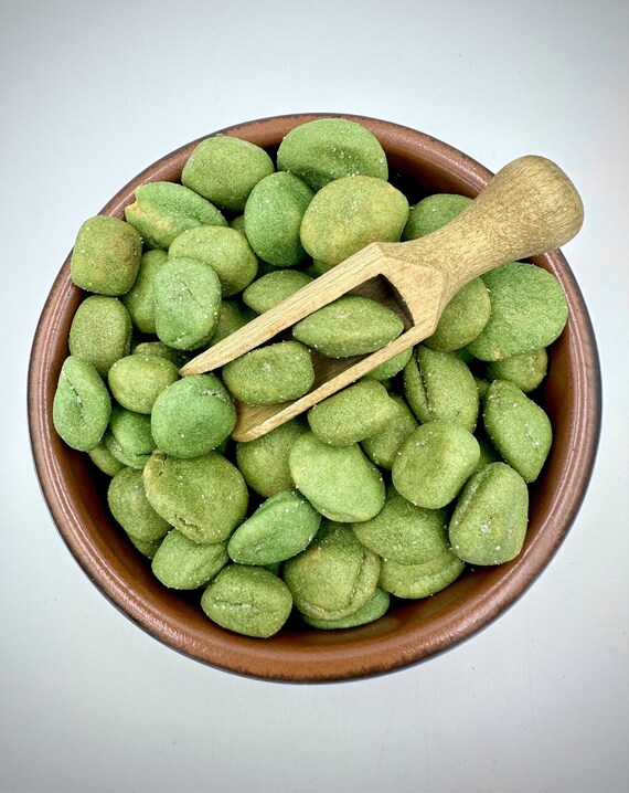 Wasabi Peanuts Snack Crispy & Hot Wasabi / Strong Flavor / Healthy Tasty  Superfood Superior Quality Superfood Nuts 