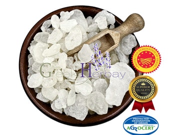100% Natural Greek Chios Mastic Gum - Pistacia Lentiscus - Medium & Large Tears - Chewing Gum - Superior Quality Herbs PDO