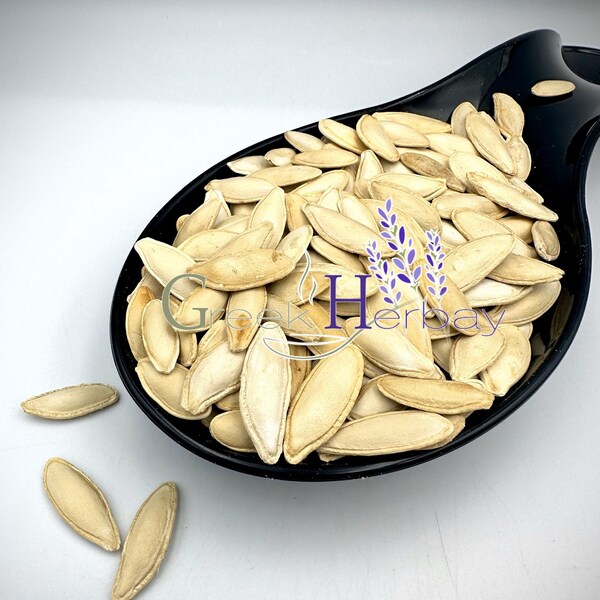 100% Natural Greek Pumpkin Seeds - Roasted-Unsalted In Shell - Superior Quality Snack&Nuts