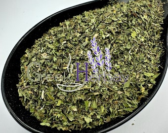 Tisana essiccata con foglie tagliate alla menta verde - Mentha Spicata - Erbe e spezie di qualità superiore