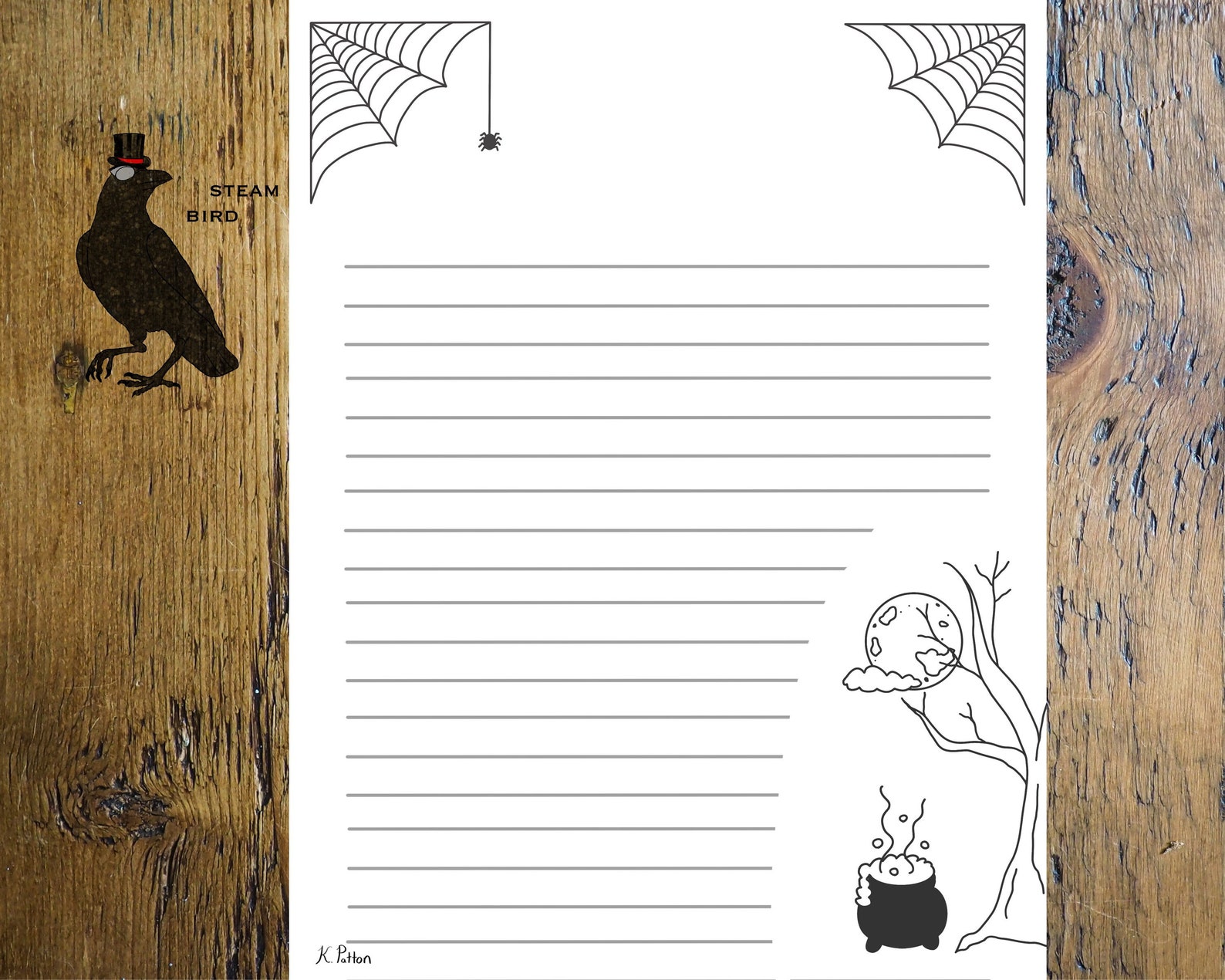 Printable Witchy Stationery | Etsy
