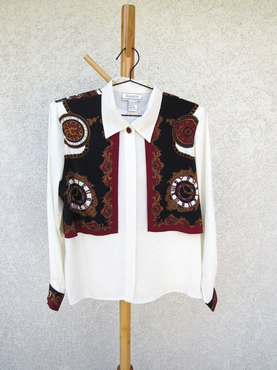 1990's Vintage Secretary Blouse