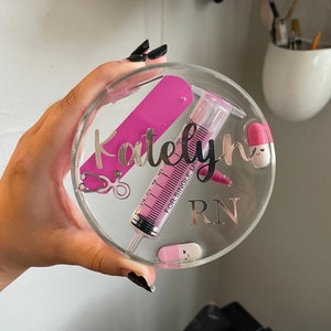 Customizable Nurse Coaster: Personalized RN Gift