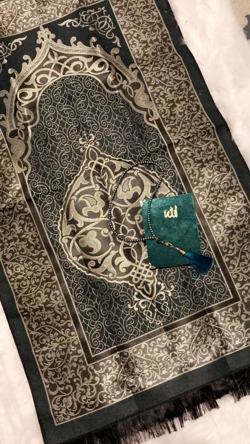 Personalized Prayer Mat Rug Quran Yaseen Tasbeeh Islamic Gift Etsy