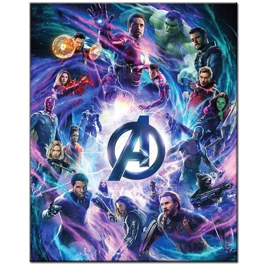 Baby Marvels Avengers Poster Art - Diamond Painting 