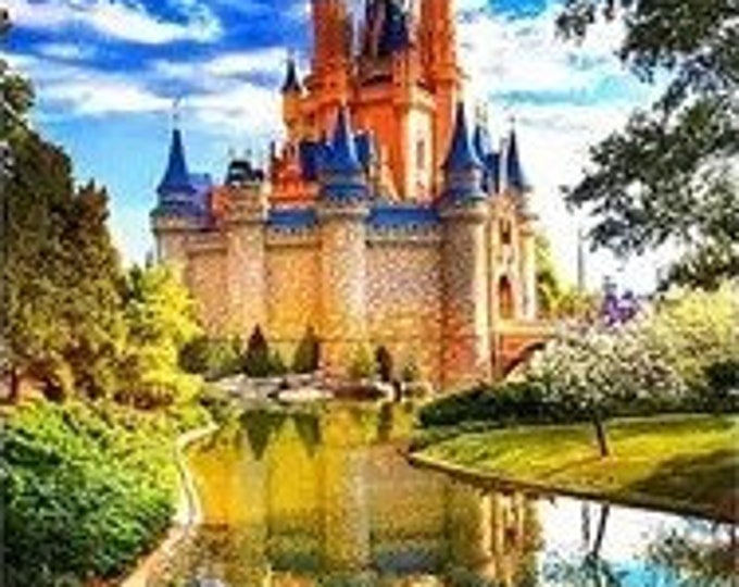 Reflective Castle Full Drill Diamond Painting Kit (8" X 12")