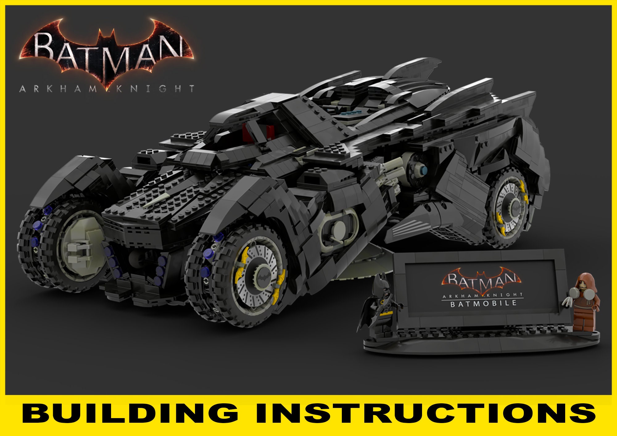 MOC Batman™ Arkham Knight Batmobile - Etsy New Zealand