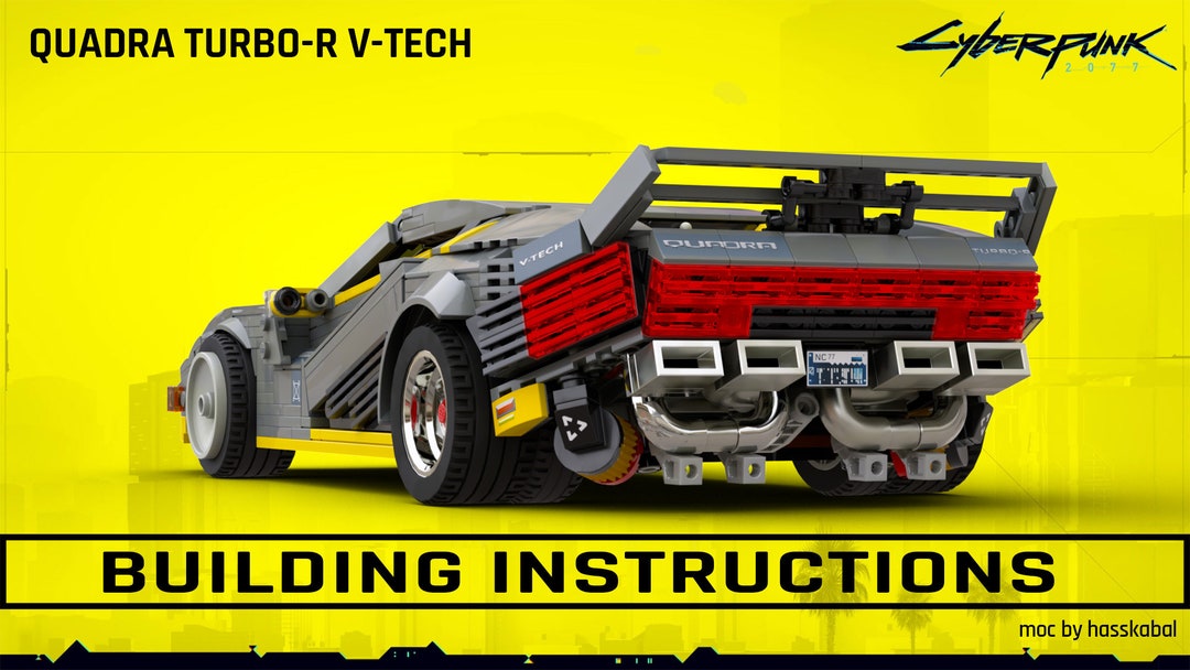 MOC Cyberpunk 2077 Quadra V tech Turbo r Building Instructions Etsy UK
