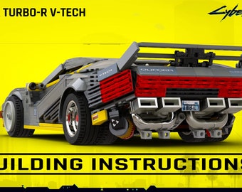 Instruções de construção do MOC Cyberpunk 2077 Quadra V-Tech Turbo-R