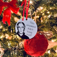 This Ornament Didn't Hang Itself Wooden Christmas Ornament, Jeffrey
