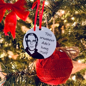 Epstein Christmas Ornament