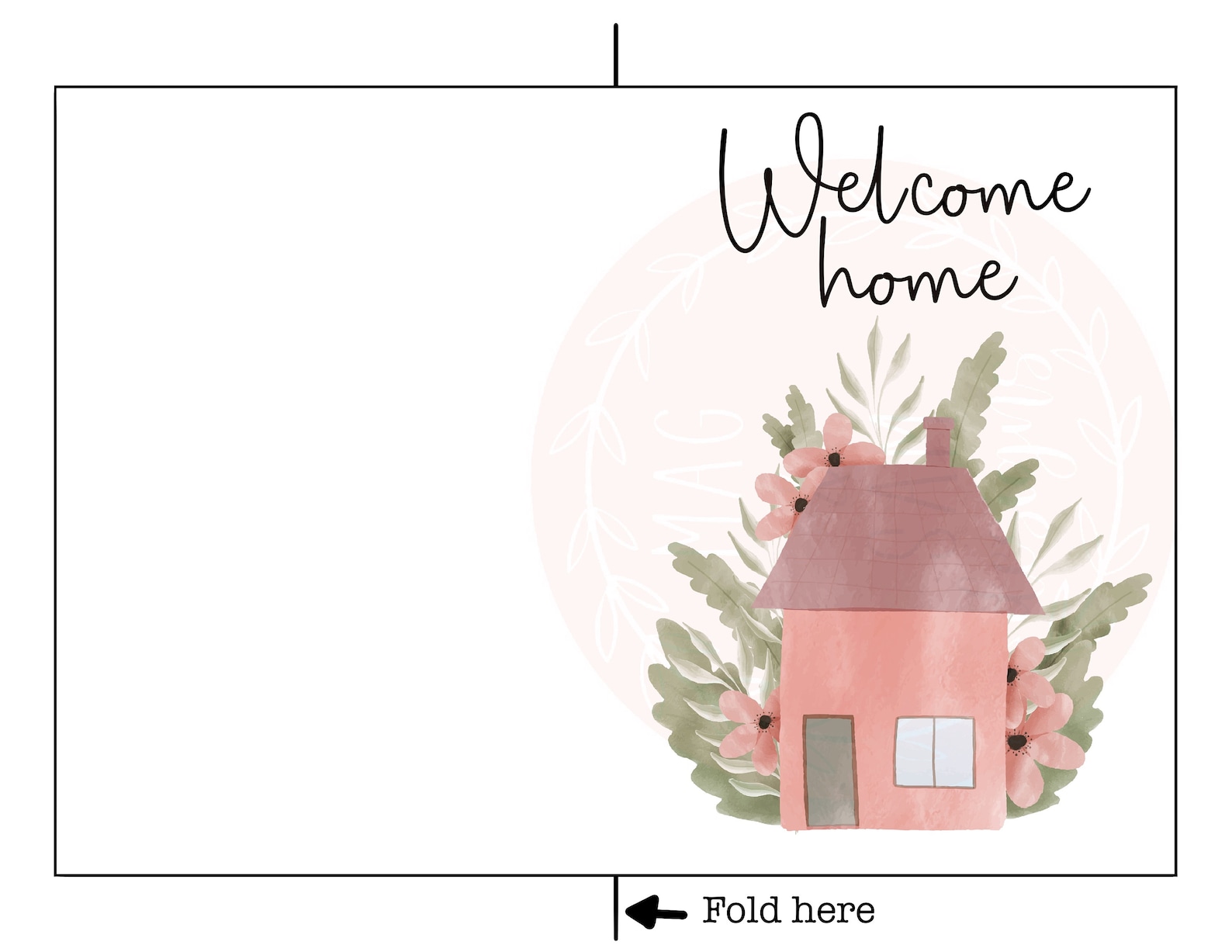 Welcome Home Card Free Printable