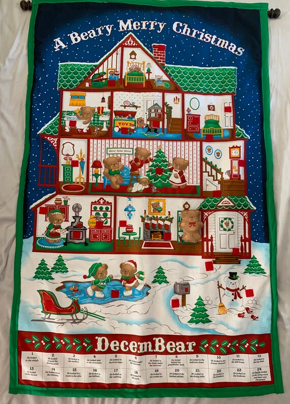 A Beary Merry Christmas Advent Calendar - Etsy